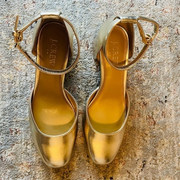 J. Crew Ankle Strap Block Heels NWT - Picture 3 of 8